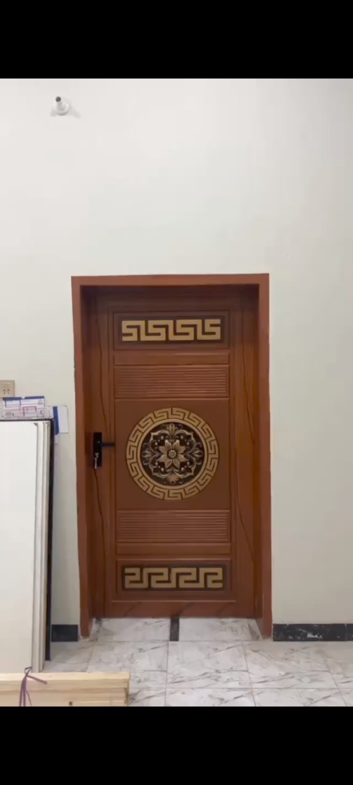 Modern wooden door